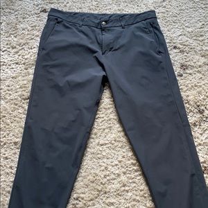 Lululemon ABC pants 36” waist, 30” inseam.